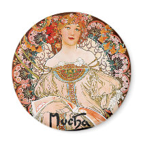 Alfonso Mucha - primavera imanes