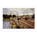 Alfred_Sisley Steg en puente del aceite de Argente Postales