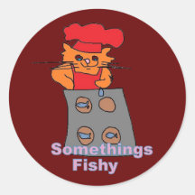 algo es pegatinas a pescado