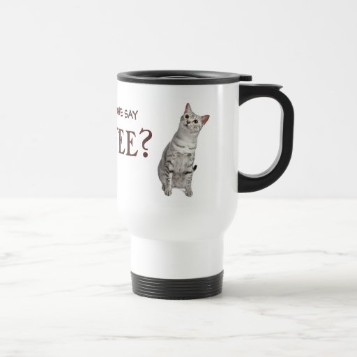 ¿Alguien dijo el café? Taza del gato