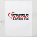 Alguien en Alabama me ama camisetas Flyer A Todo Color