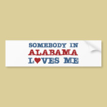 Alguien en Alabama me ama pegatinas de parachoque