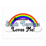 Alguien en Carolina del Sur me ama Postal