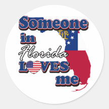 Alguien en la Florida me ama Pegatinas