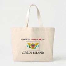 Alguien me ama en las ISLAS VÍRGENES Bolsa De Mano