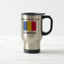 Alguien me ama en RUMANIA Taza