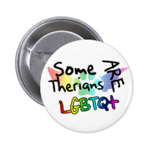 Algún Therians es LGBTQ+ Botón Pins