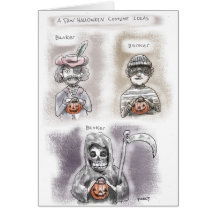 Algunas ideas del traje de Halloween Felicitaciones