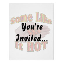 Algunos tienen gusto de él pila caliente de la man invitación