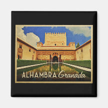 Alhambra Granada España Iman De Frigorífico