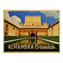 Alhambra Granada España Postales