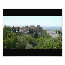 Alhambra, Grenada, España - impresión de la foto