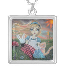 Alicia en collar lindo del arte de la fantasía del