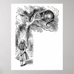 Alicia en el país de las maravillas; Gato de Chesh Posters