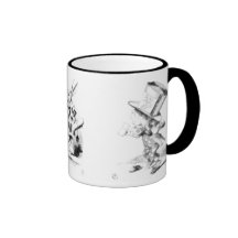 Alicia en el país de las maravillas tazas de café