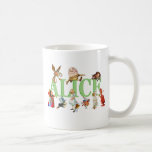 Alicia en el país de las maravillas y amigos taza