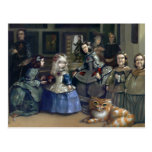 "Alicia y postal de Las Meninas"