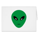 alien grußkarten