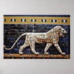 Alivio de Bas, puerta del león de Ishtar - Estambu Posters