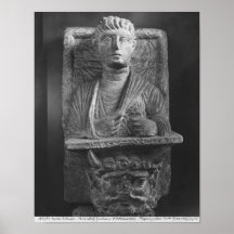Alivio funerario de Athenourou, del Palmyra Posters