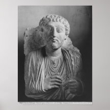 Alivio funerario de una figura masculina, del Palm Posters
