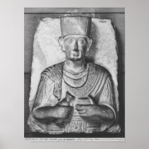 Alivio funerario de Zabdale, del Palmyra, Siria Impresiones