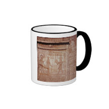 Alivio que representa a un pharaoh tazas