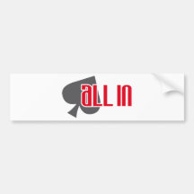 All In Pik Spades Auto Aufkleber