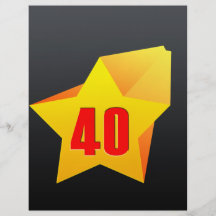 ¡All Star cuarenta años! Cumpleaños Tarjeton