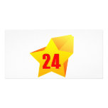 ¡All Star veinticuatro años! Cumpleaños Tarjetas Fotograficas Personalizadas