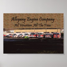 Allegany Engine Company Poster