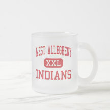 Allegheny del oeste - indios - alto - imperial tazas de café