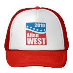 Allen 2010 del oeste gorros bordados