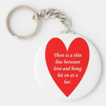 allí-ser-uno-fino-línea-entre-amor-y llavero personalizado