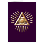 allsehendes Auge todo el ojo que ve Tarjetas