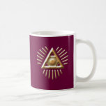 allsehendes Auge todo el ojo que ve Taza