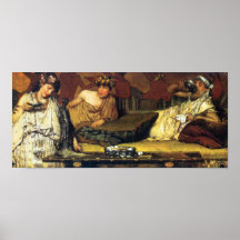 Alma-Tadema - la cena (griega), detalle Impresiones