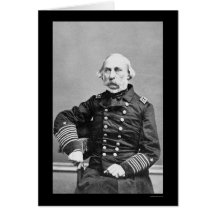Almirante Charles Davis 1862 de la marina de guerr Felicitación
