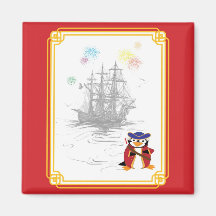 Almirante Penguin Magnet Iman