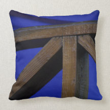 Almohada abstracta del poste de la cerca