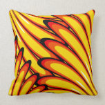 almohada amarilla abstracta de los girasoles