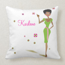Almohada bonita real de los chicas