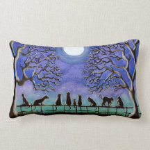 Almohada casera de la decoración, negro, gatos, pa