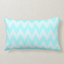 Almohada de Chevron - 2 lados rosa y azul
