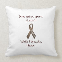 Almohada de la cinta del superviviente de Brown de