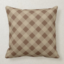 Almohada de la guinga de Brown