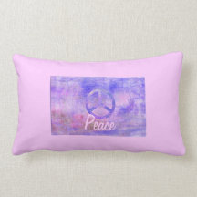 Almohada de la "paz" del signo de la paz