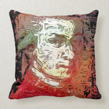Almohada de la pintura de Mozart