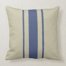 Almohada de la raya azul almohadas