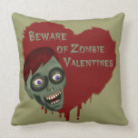 Almohada de la tarjeta del día de San Valentín del
